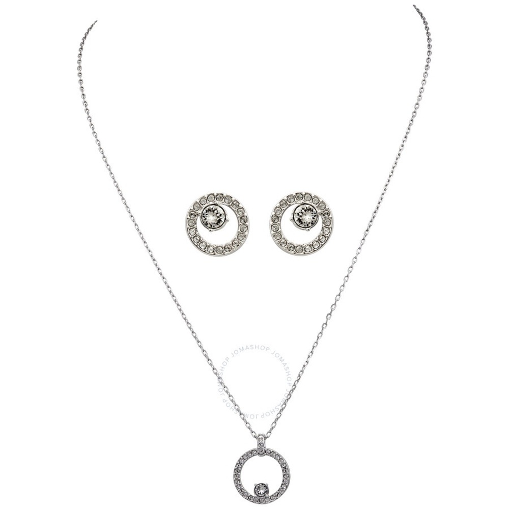 Swarovski necklace and earrings set